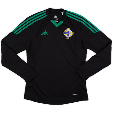 2012-14 Northern Ireland Away L/S Shirt - 8/10 - (S)