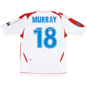 2006-07 Rangers Match Issue Squad Signed Away Shirt Murray #18