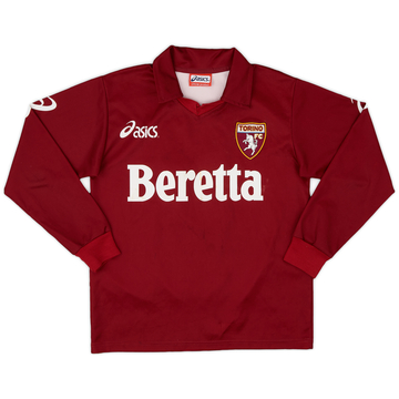 2005-06 Torino Home L/S Shirt #9 - 6/10 - (M.Boys)