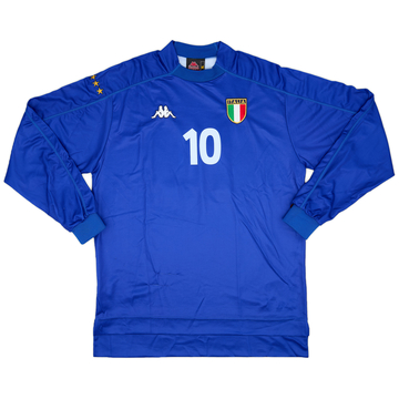 1998-99 Italy Home L/S Shirt #10 - 8/10 - (XL)