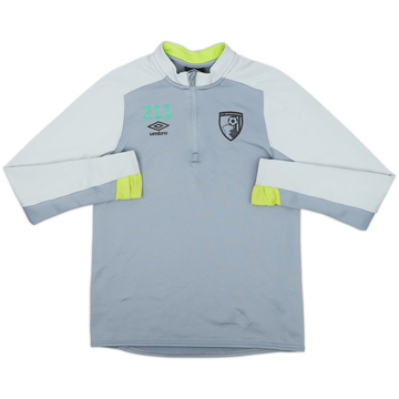 2019-20 Bournemouth Umbro Youth Player Issue 1/4 Zip Training Top #211 - 8/10 - (13-14 Years)