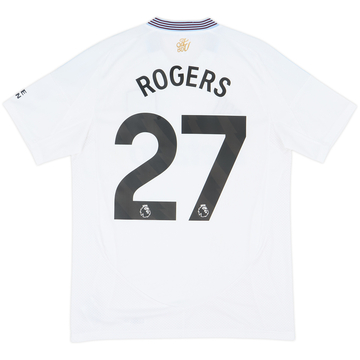 2024-25 Aston Villa Away Shirt Rogers #27 - 10/10 - (M)