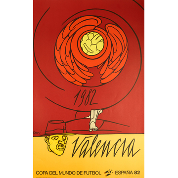 1982 Spain World Cup Original Poster (Valencia)