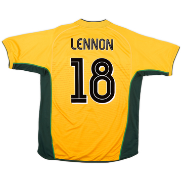 2002-03 Celtic Away Shirt Lennon #18 - 7/10 - (L)