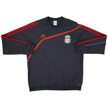 2009-10 Liverpool adidas Sweat Top - 7/10 - (L)