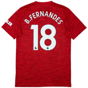 2020-21 Manchester United Home Shirt B.Fernandes #18 - 10/10 - (M)