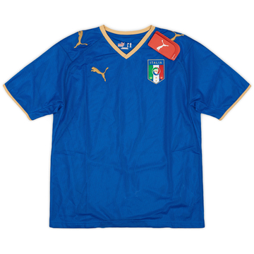 2007-08 Italy Home Shirt (XL.Boys)