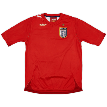 2006-08 England Away Shirt - 8/10 - (L.Boys)