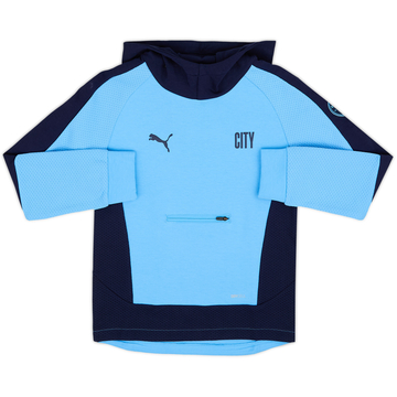 2021-22 Manchester City Puma Hooded Sweat Top (KIDS)