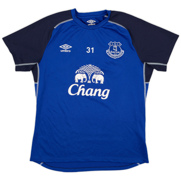 2014-15 Everton Umbro Player Issue Training Shirt #31 - 9/10 - (M)
