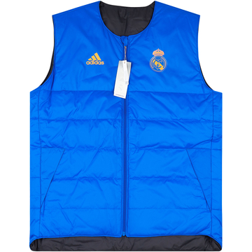 2021-22 Real Madrid adidas Reversible Padded Vest/Gilet