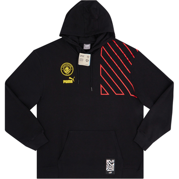 2022-23 Manchester City Puma FtblCulture Hooded Sweat Top (L)