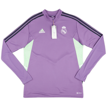 2022-23 Real Madrid adidas 1/4 Zip Training Top