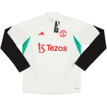 2023-24 Manchester United adidas 1/4 Zip Training Top