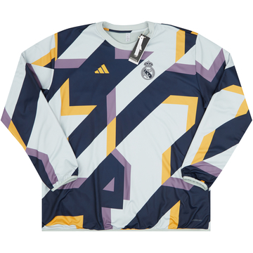 2023-24 Real Madrid adidas Pre-Match Warm Up Top (XXL)