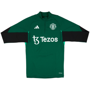 2023-24 Manchester United adidas 1/4 Zip Training Top