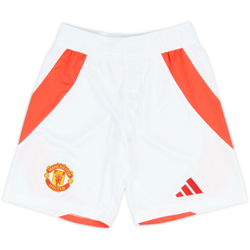 2024-25 Manchester United Home Shorts (KIDS)