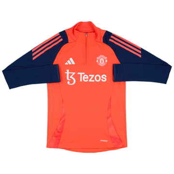 2024-25 Manchester United adidas 1/4 Zip Training Top