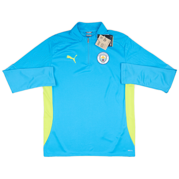 2024-25 Manchester City Puma 1/4 Zip Training Top (KIDS)