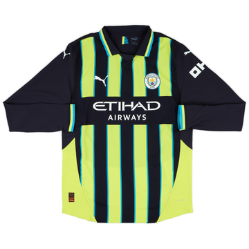 2024-25 Manchester City Authentic Away L/S Shirt