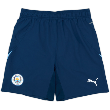 2024-25 Manchester City Player Issue Home Shorts (S)