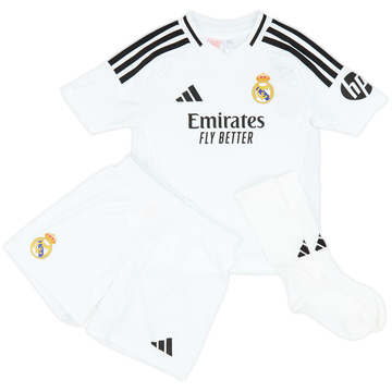 2024-25 Real Madrid Home Full Kit (Little Kids)