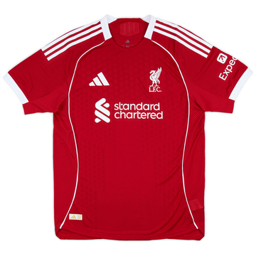 2025-26 Liverpool Authentic Home Shirt
