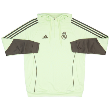 2025-26 Real Madrid adidas 1/4 Zip Hooded Top