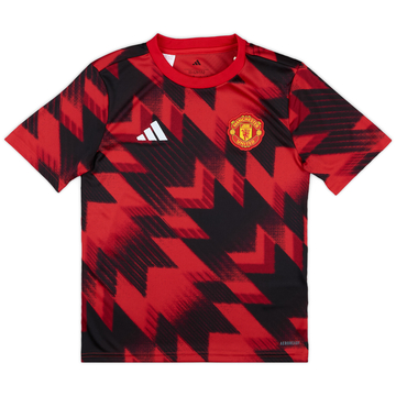 2025-26 Manchester United adidas Pre-Match Shirt (KIDS)