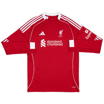 2025-26 Liverpool Home L/S Shirt (KIDS)