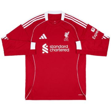 2025-26 Liverpool Home L/S Shirt