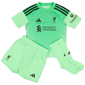 2025-26 Liverpool GK Home Full Kit  (Little Kids)