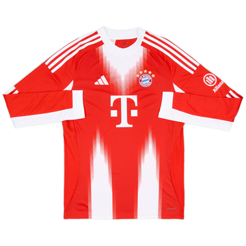 2025-26 Bayern Munich Home L/S Shirt (KIDS)