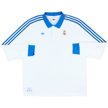 2025-26 Real Madrid adidas Originals Icon Polo L/S T-Shirt