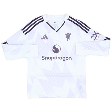 2025-26 Manchester United Away L/S Shirt (KIDS)