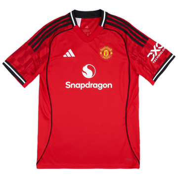 2025-26 Manchester United Home Shirt (KIDS)