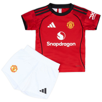 2025-26 Manchester United Home Shirt & Shorts Kit (BABY)