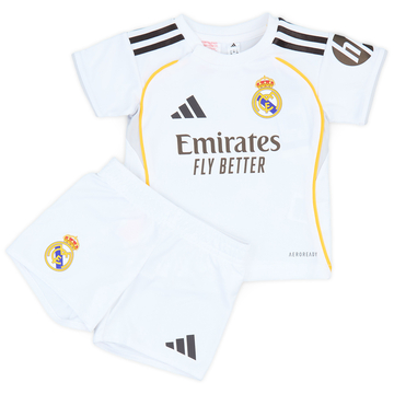 2025-26 Real Madrid Home Shirt & Shorts Kit (BABY)