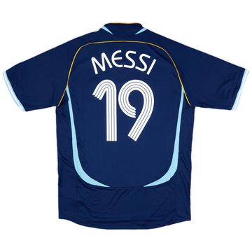 2006 Argentina adidas Reissue Away Shirt Messi #19