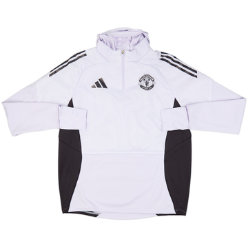 2025-26 Manchester United adidas 1/4 Zip Winterized Top