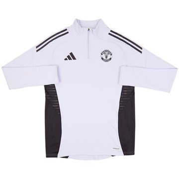 2025-26 Manchester United adidas 1/4 Zip Training Top