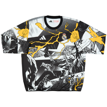 2025-26 Real Madrid adidas Avengers Pre-Match Warm Top