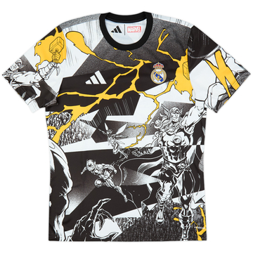 2025-26 Real Madrid adidas Avengers Pre-Match Shirt