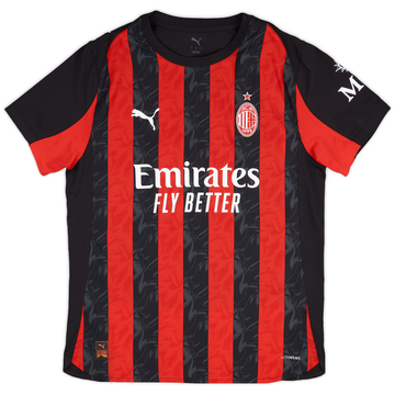 2025-26 AC Milan Authentic Home Shirt