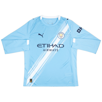 2025-26 Manchester City Home L/S Shirt