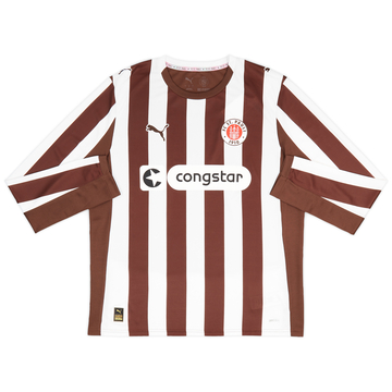 2025-26 St Pauli Home L/S Shirt