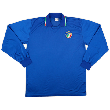 1986-90 Italy Home L/S Shirt - 8/10 - (L)