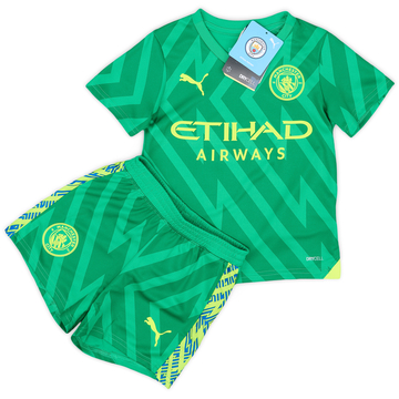 2023-24 Manchester City GK Home Shirt & Shorts Kit (2-3 Years)