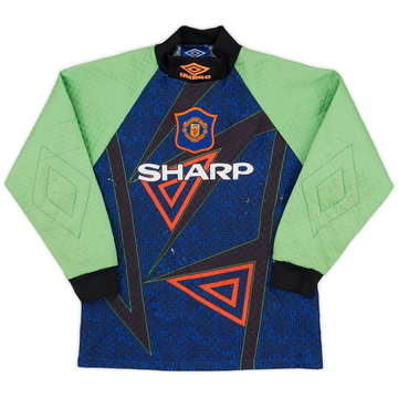1994-96 Manchester United GK Shirt - 7/10 - (L.Boys)