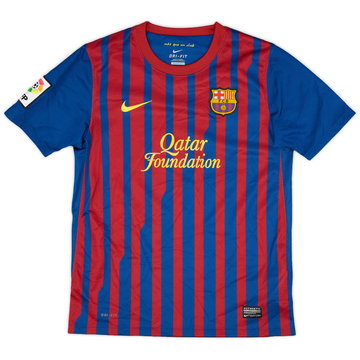 2011-12 Barcelona Home Shirt - 8/10 - (L.Boys)